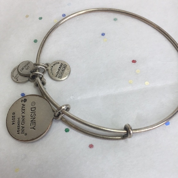 ALEX AND ANI 2014 Disney Mickey Mouse Charm Bangle Silver tone - Picture 3 of 4